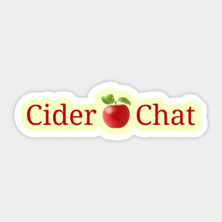 Cider Chat Sticker